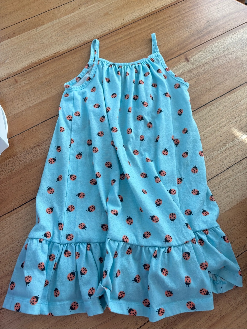 Hanna Andersson Nightgown, 6-7T, ladybugs 🐞